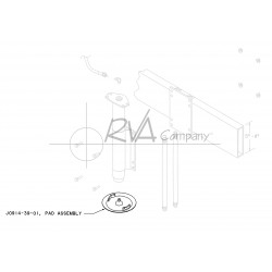 J0916-17-01 - 22.5 / 32 Series Swivel Pad (front & rear jacks) 